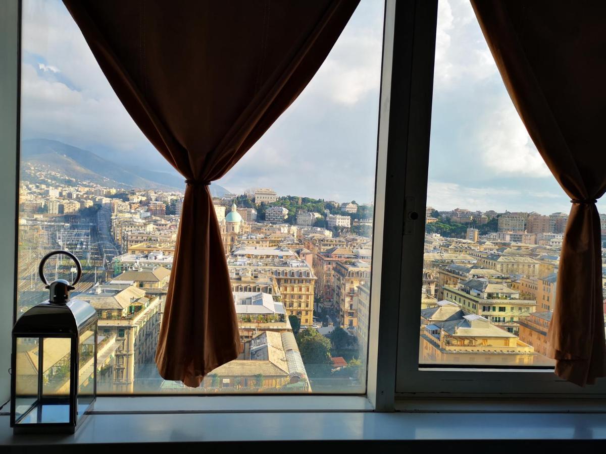ג'נובה Suite Lambruschini Central With Top City View - Free Covered Parking מראה חיצוני תמונה